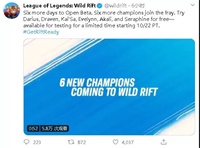 LOL手游距离公测仅剩5天 近期将迎来6名新英雄加入