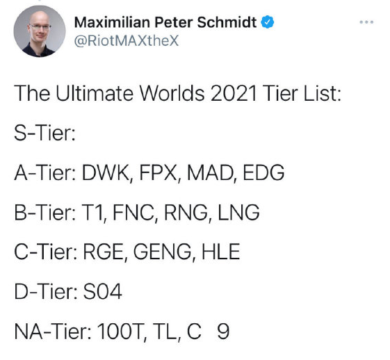 欧洲MAXtheX最新评级不再有S级队伍