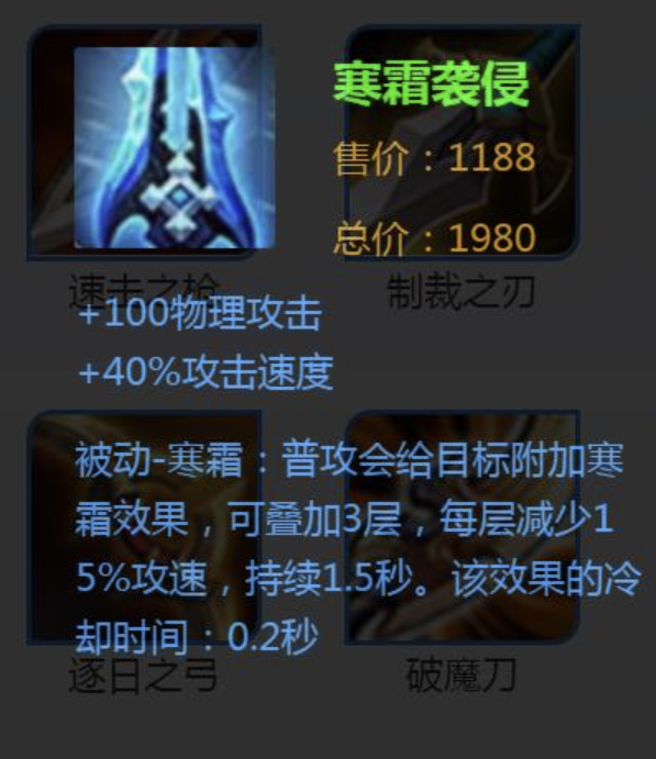 星泉、寒霜袭侵、巫术法杖这些装备为何少有人出