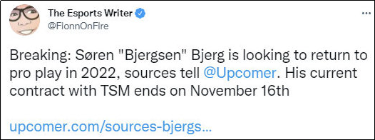 比尔森爆料来袭，2022年或王者归来