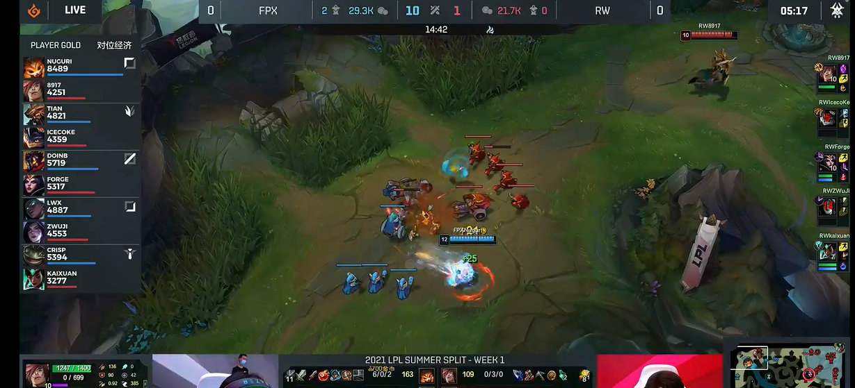 英雄联盟LPL-FPX17分终结比赛成为夏季赛最短比赛时间