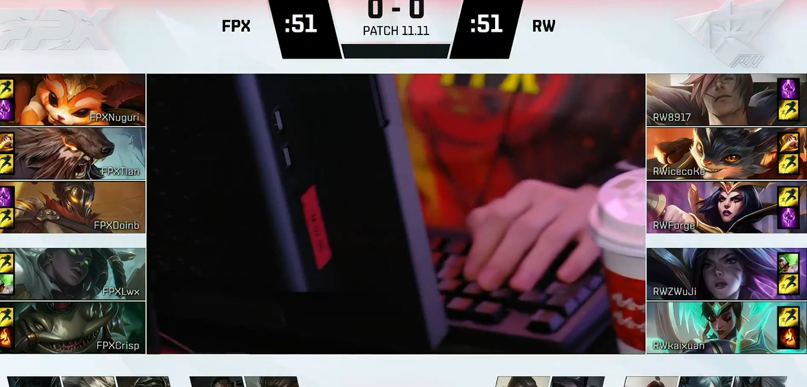 英雄联盟LPL-FPXvsRW夏季常规赛第一次赛事回顾