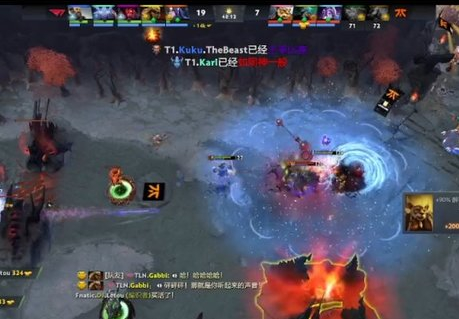 DOTA2：鏖战三局， T1以 2-1险胜Fnatic