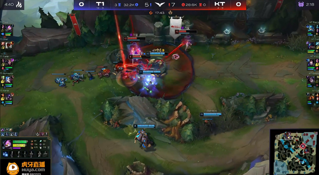 T1“双线程”运营稳住局势，以2-0轻取KT