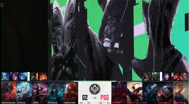 PSG团战操作拉满，终结G2不败金身