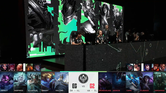 蛮王遭到武器单杀，G2完成对EG的六杀