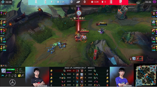 卢锡安复活掩护贾克斯单吃上路一塔，AL以2-0战胜UP