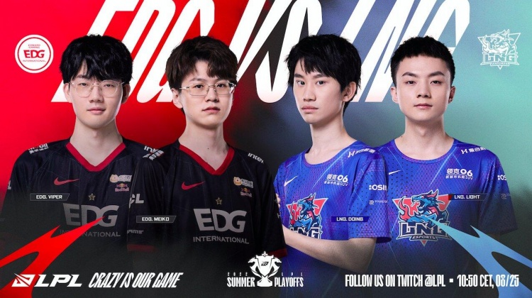 LPL:EDG完美节奏掌控全场3-1LNG挺进败决