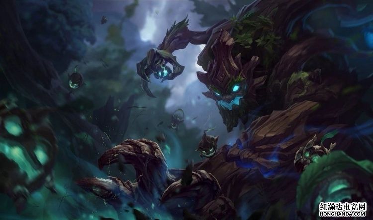 英雄联盟:体验服大树增强，AP大树伤害更高