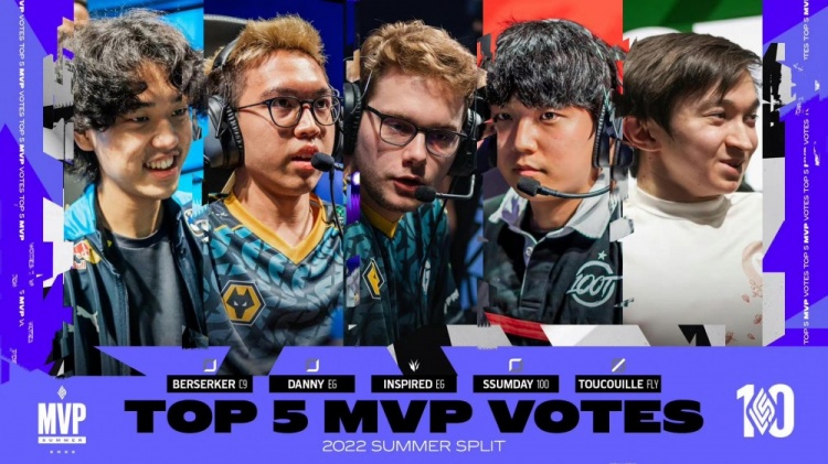LCS公布夏季赛MVP候选人，前四队伍都有人入选
