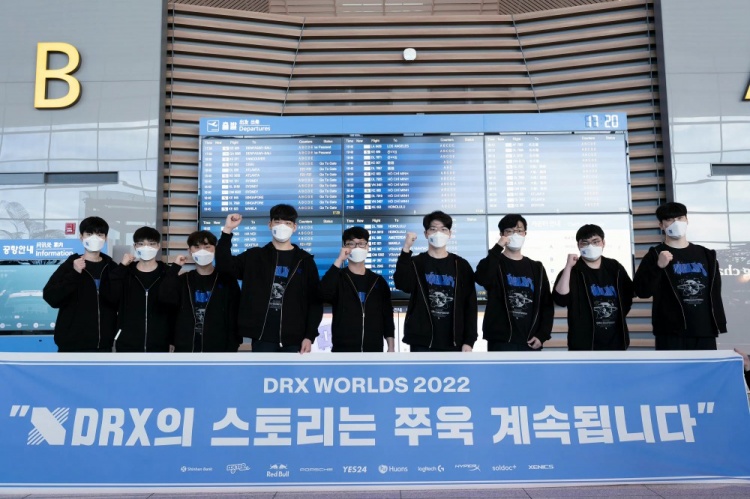 DRX战队启程墨西哥