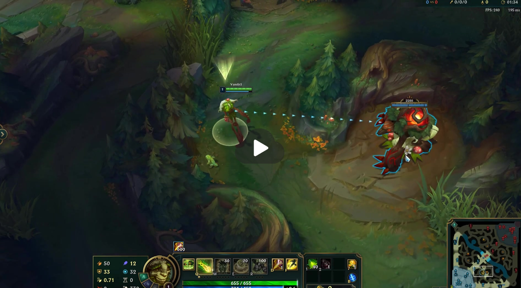 美测服版本更新后，艾翁会被野怪攻击无法还手