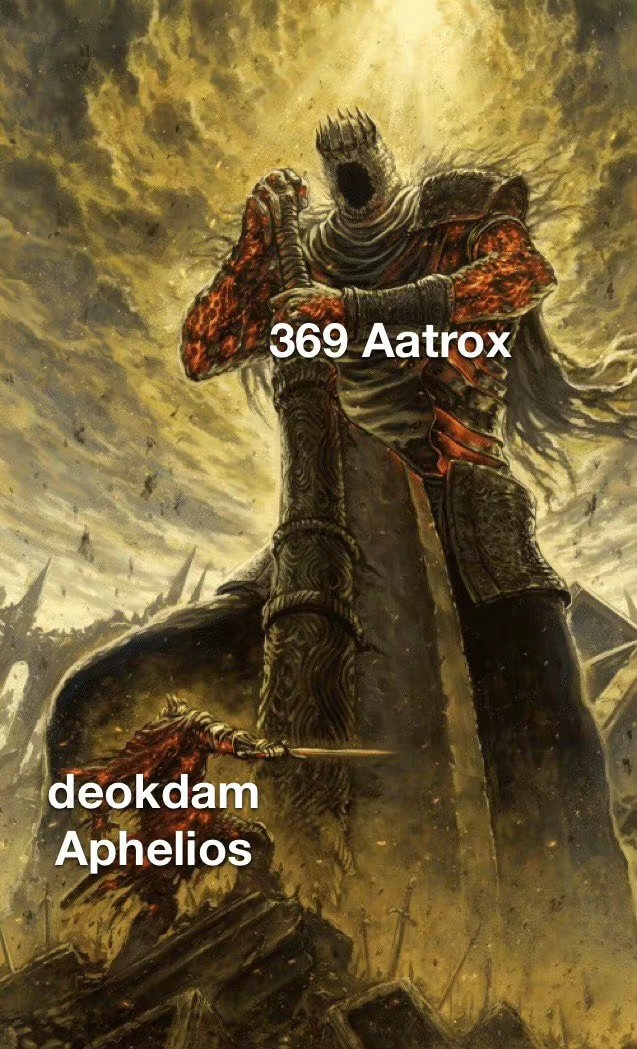 LEC解说整活P图：369的剑魔和deokdam的厄斐琉斯