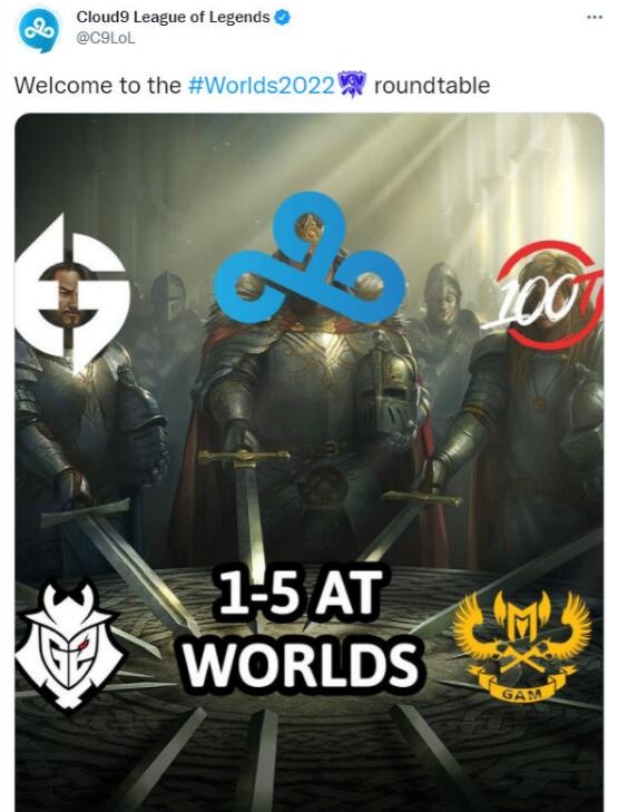 这就叫乐观！C9官推：欢迎参加S12小组赛1-5圆桌会议