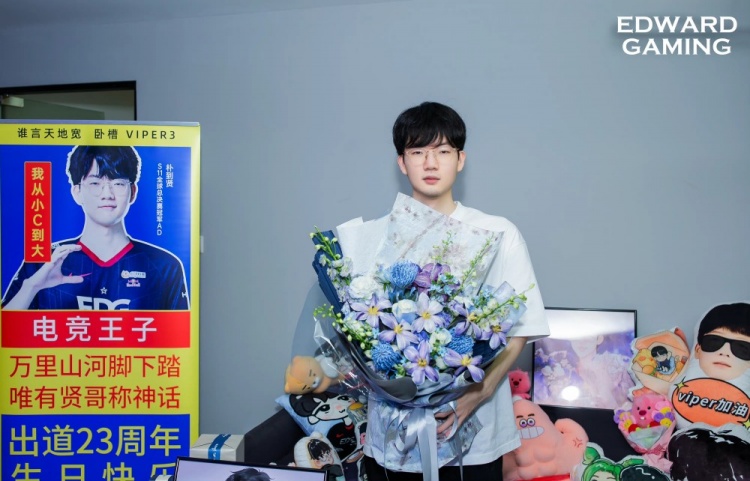 EDG发布Viper选手生日返图：祝愿Viper选手身体健康，平安归来