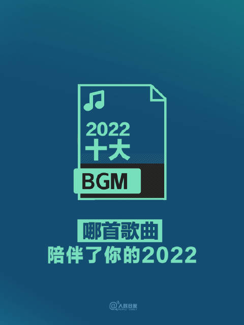 人民日报发布2022十大BGM:全民“儿歌”孤勇者、世界杯主题曲入选