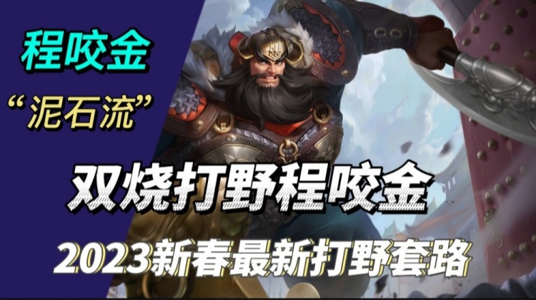 打野中的泥石流，双烧爆伤流程咬金参上！肉的同时伤害还高