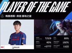 Ruler不死金克丝团战零失误斩获三杀，JDG攻势凌厉1-0BLG解锁决赛开门红！