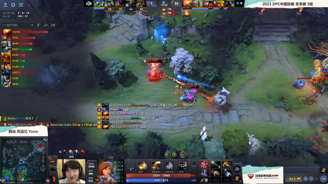 DPC中国区S级联赛：新PSG.LGD2-0轻取DG迎开门红