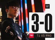 T1成功复仇3-0淘汰RNG晋级半决赛，Faker七进S赛均保底四强