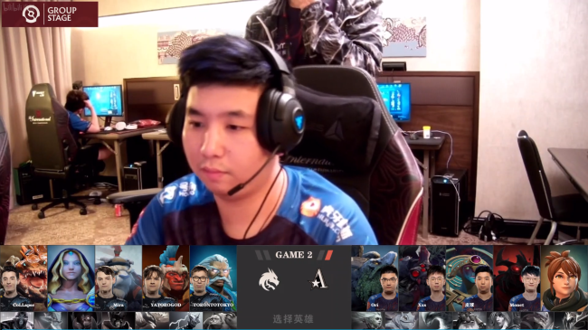TI11小组赛第四日：赢得艰难输的彻底Aster1-1战平Spirit