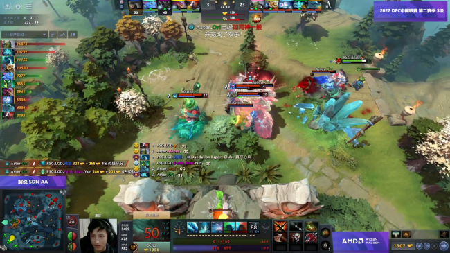 DPC中国区S级联赛：O猫发力，Aster2-1击败PSG.LGD