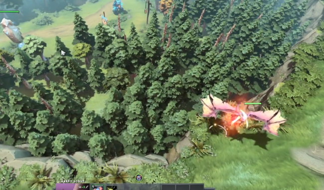 DOTA2鹰身女妖侦察者化身完美侦察兵