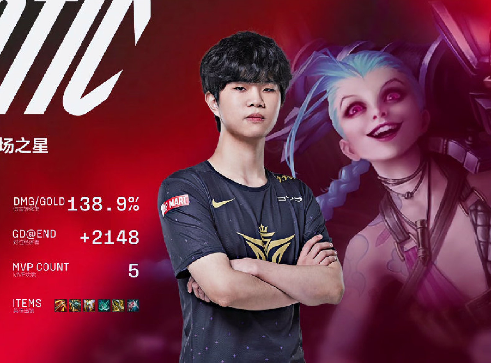 2-0送给LNG三连败Photic金克丝远古龙魂豪取五杀，V5