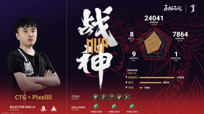 永劫无间预选赛入围赛第三周DAY2第1局：CTG手撕大佛斩获荣光