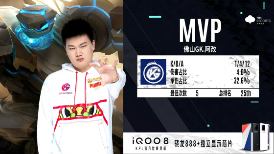 佛山GK战胜长沙TES.A德服虞姬伪五杀带走比赛