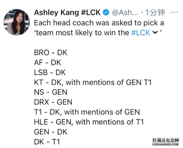 2021年LCK夏季赛冠军预测，DK不再是一家独大